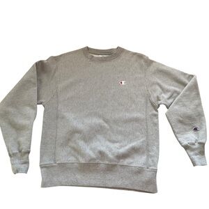 Vintage 90s champion reverse weave crewneck sweatshirt grey pullover size small